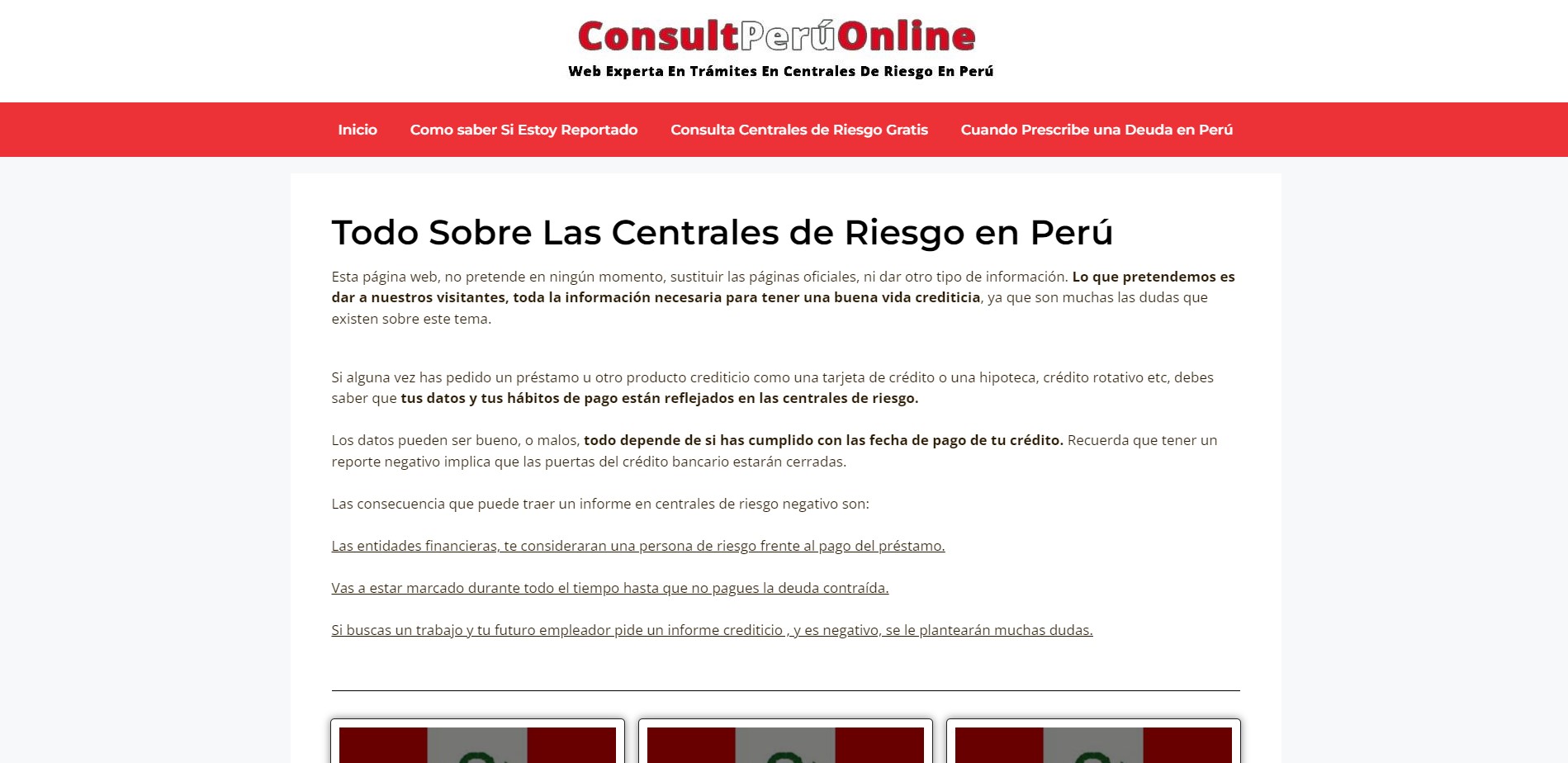 consult peru online